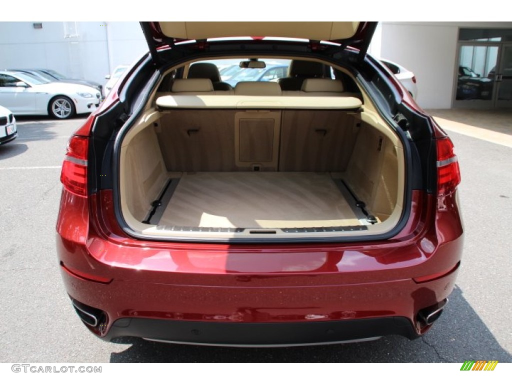 2014 X6 xDrive50i - Vermillion Red Metallic / Sand Beige photo #21