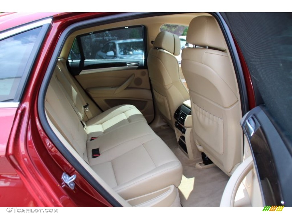 2014 X6 xDrive50i - Vermillion Red Metallic / Sand Beige photo #24