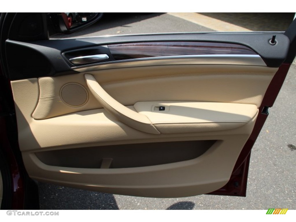 2014 X6 xDrive50i - Vermillion Red Metallic / Sand Beige photo #25