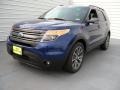 2015 Deep Impact Blue Ford Explorer XLT  photo #7