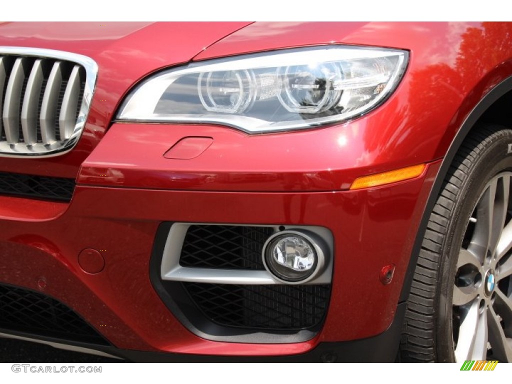 2014 X6 xDrive50i - Vermillion Red Metallic / Sand Beige photo #30