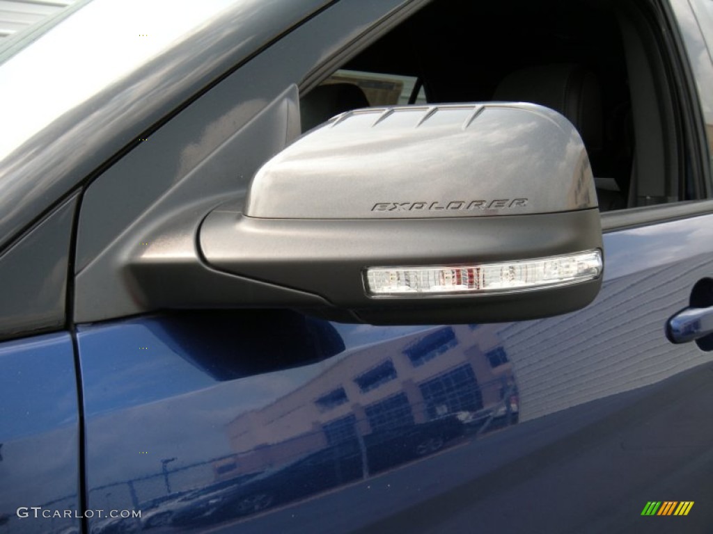 2015 Explorer XLT - Deep Impact Blue / Charcoal Black photo #12
