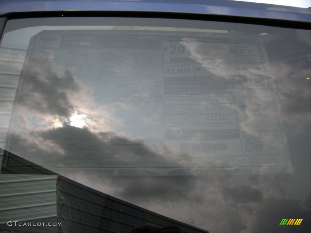 2015 Explorer XLT - Deep Impact Blue / Charcoal Black photo #38