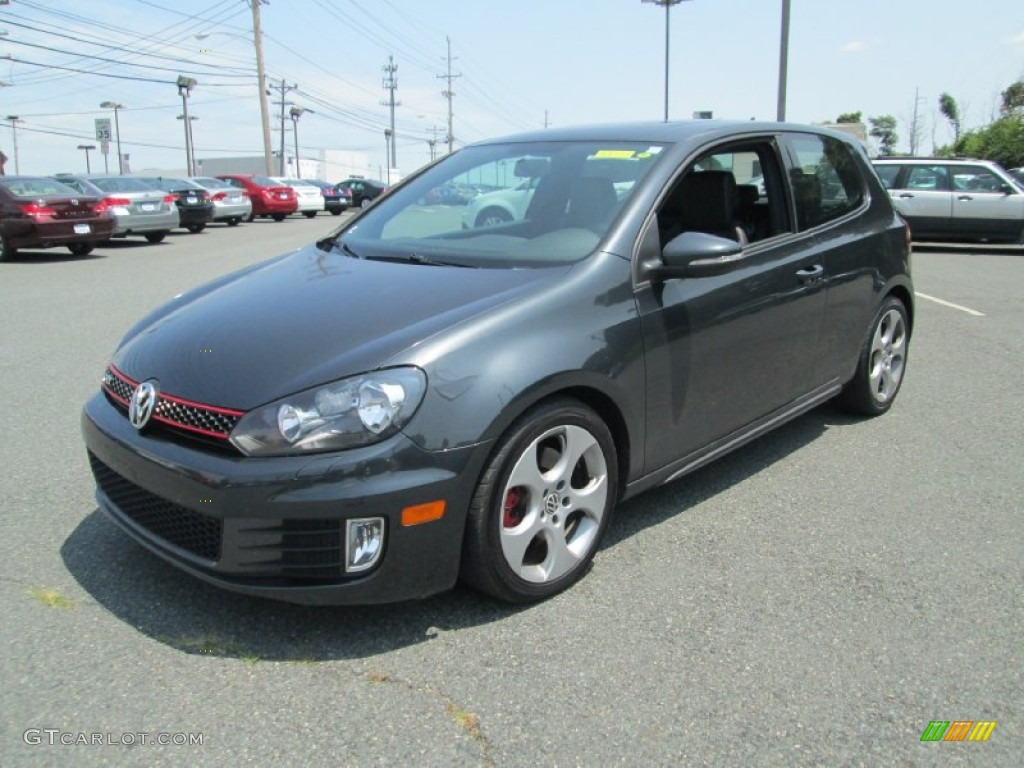 2010 GTI 2 Door - United Gray Metallic / Titan Black Leather photo #2