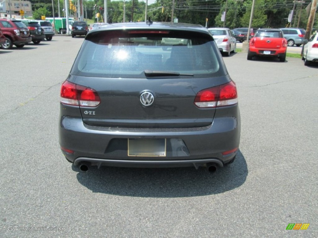 2010 GTI 2 Door - United Gray Metallic / Titan Black Leather photo #7