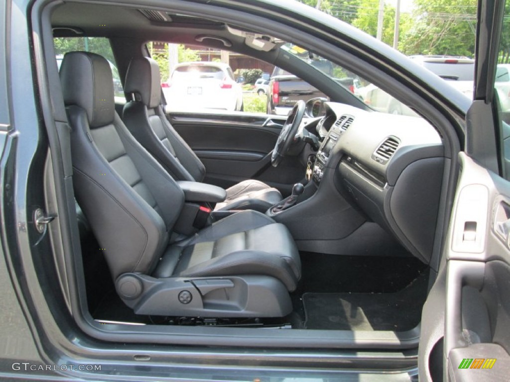 2010 GTI 2 Door - United Gray Metallic / Titan Black Leather photo #18