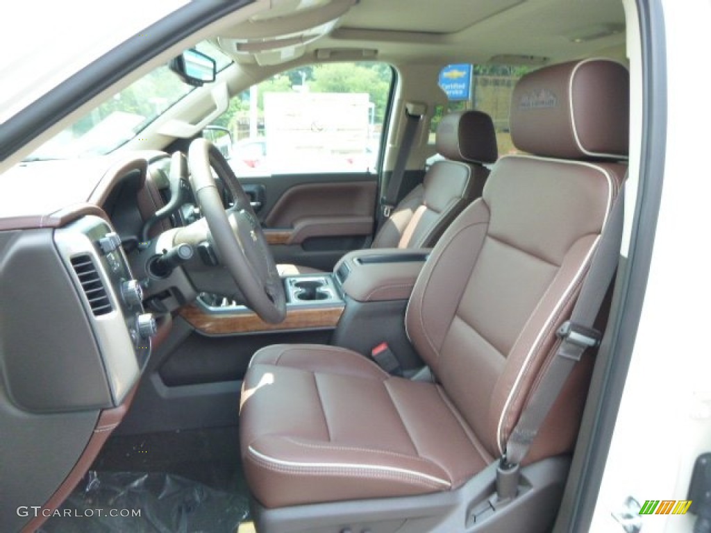 High Country Saddle Interior 2014 Chevrolet Silverado 1500 High Country Crew Cab 4x4 Photo #95618720