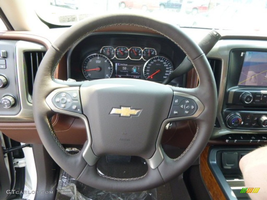 2014 Silverado 1500 High Country Crew Cab 4x4 - White Diamond Tricoat / High Country Saddle photo #19