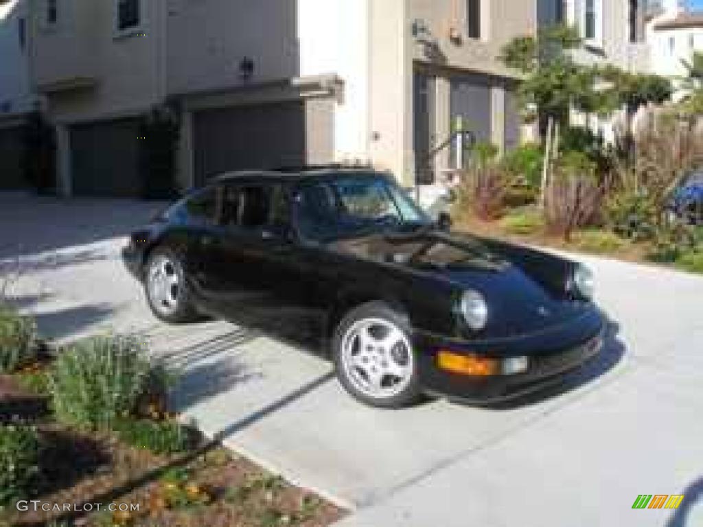 1993 911 Carrera 4 Coupe - Black / Black photo #2