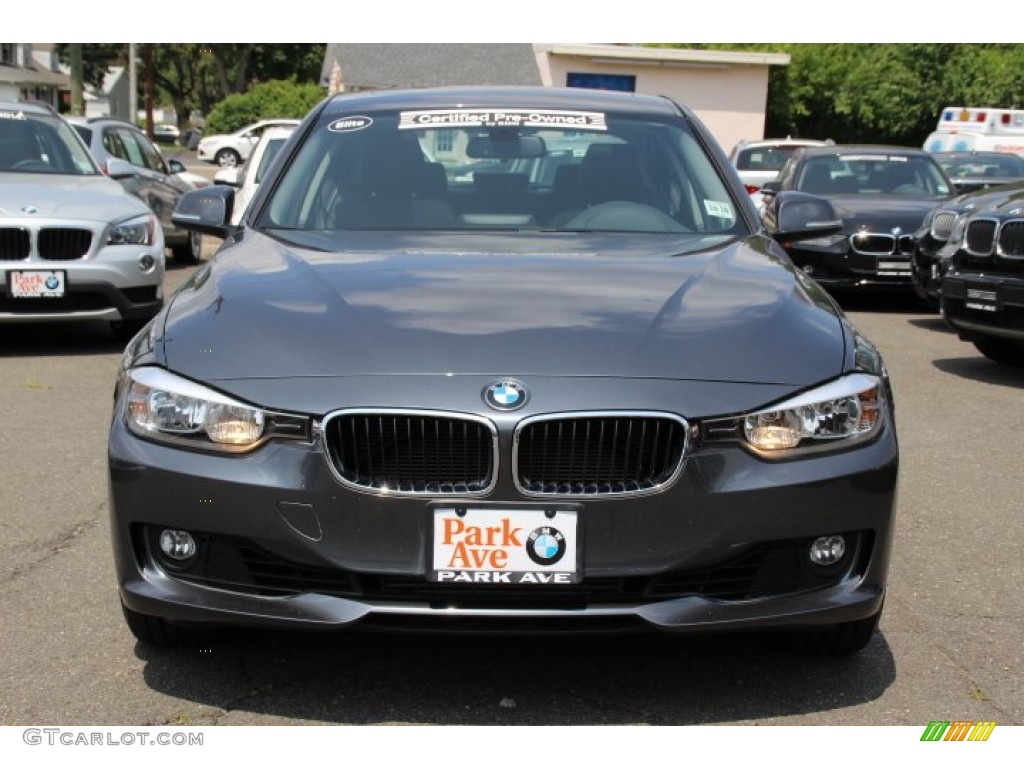 2014 3 Series 328i xDrive Sedan - Mineral Grey Metallic / Black photo #8