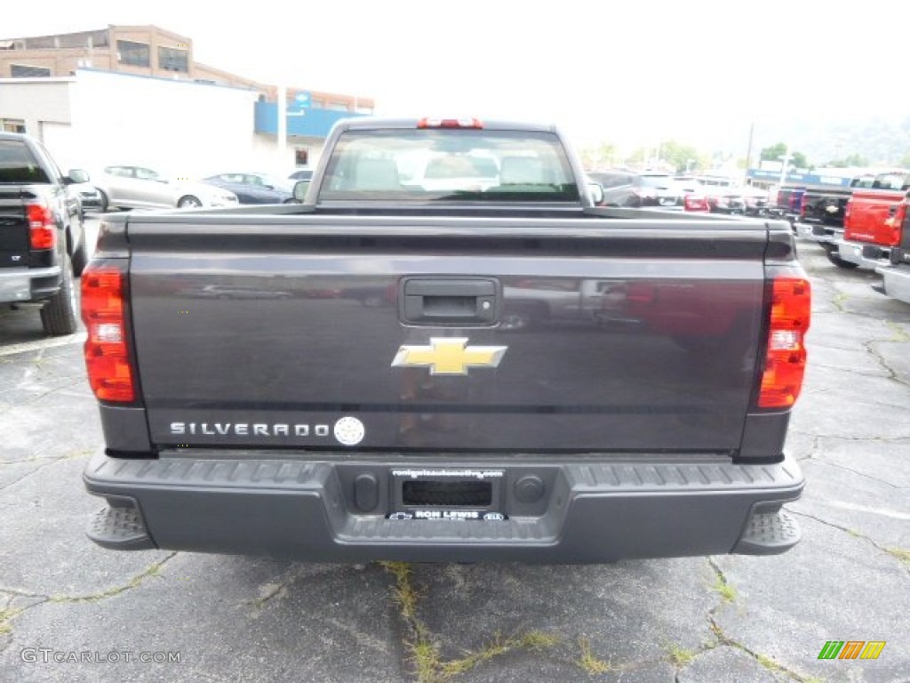 2014 Silverado 1500 WT Regular Cab - Tungsten Metallic / Jet Black/Dark Ash photo #7