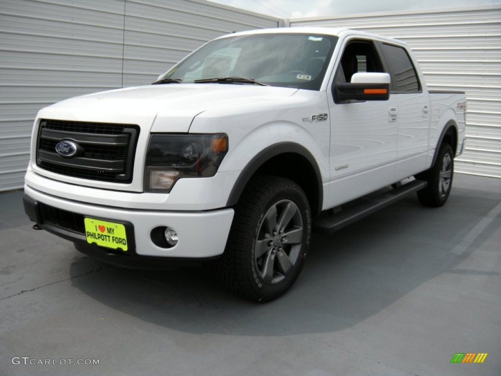 2014 F150 FX4 SuperCrew 4x4 - Oxford White / Black photo #7