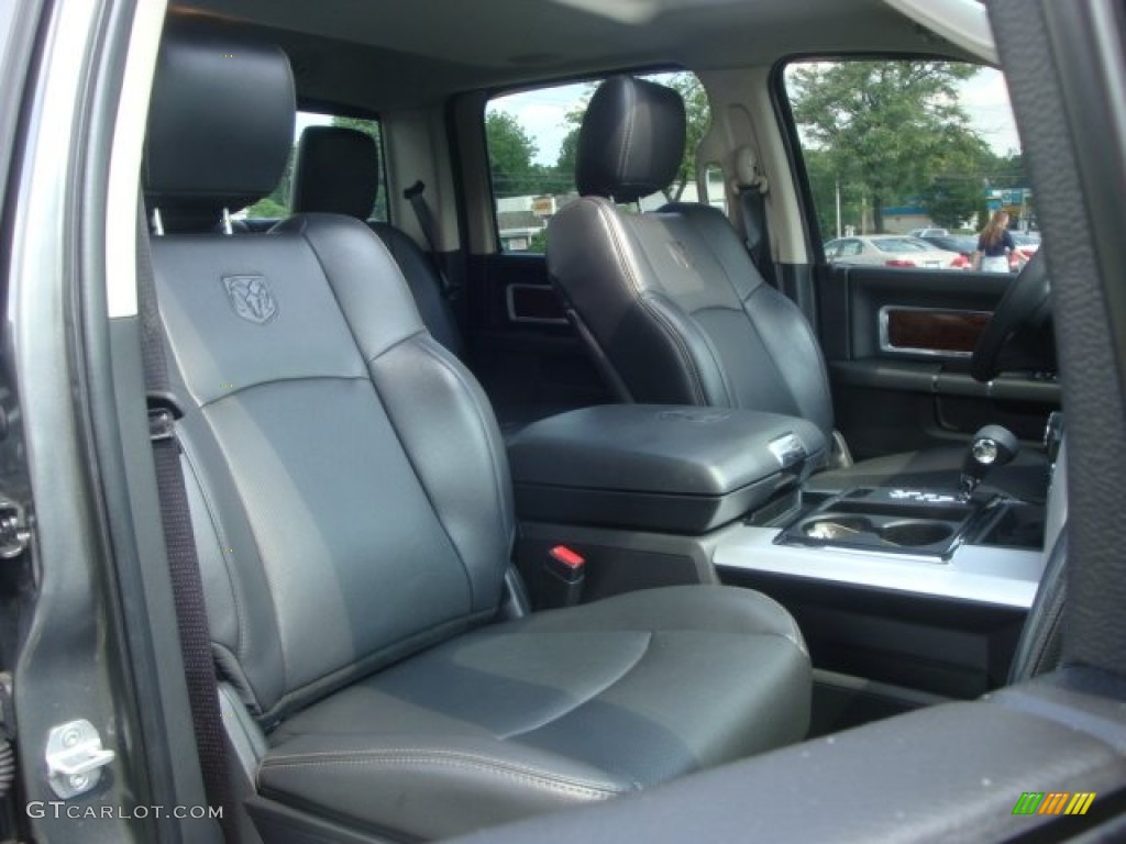 2012 Ram 1500 Laramie Crew Cab 4x4 - Mineral Gray Metallic / Dark Slate Gray photo #17