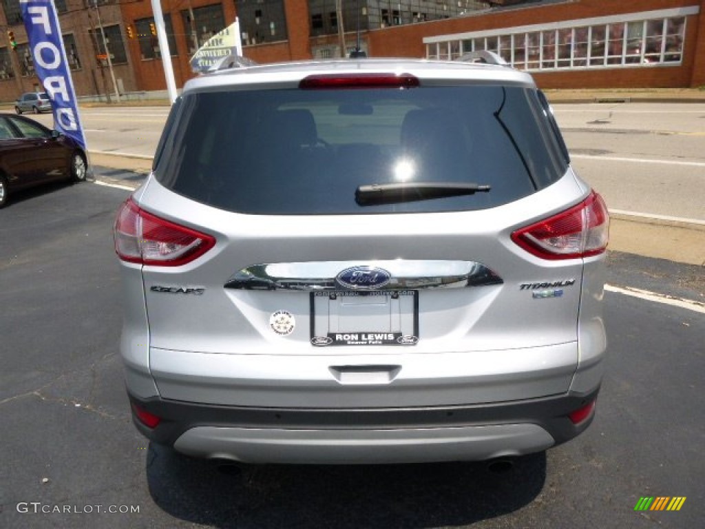 2014 Escape Titanium 2.0L EcoBoost 4WD - Ingot Silver / Charcoal Black photo #7