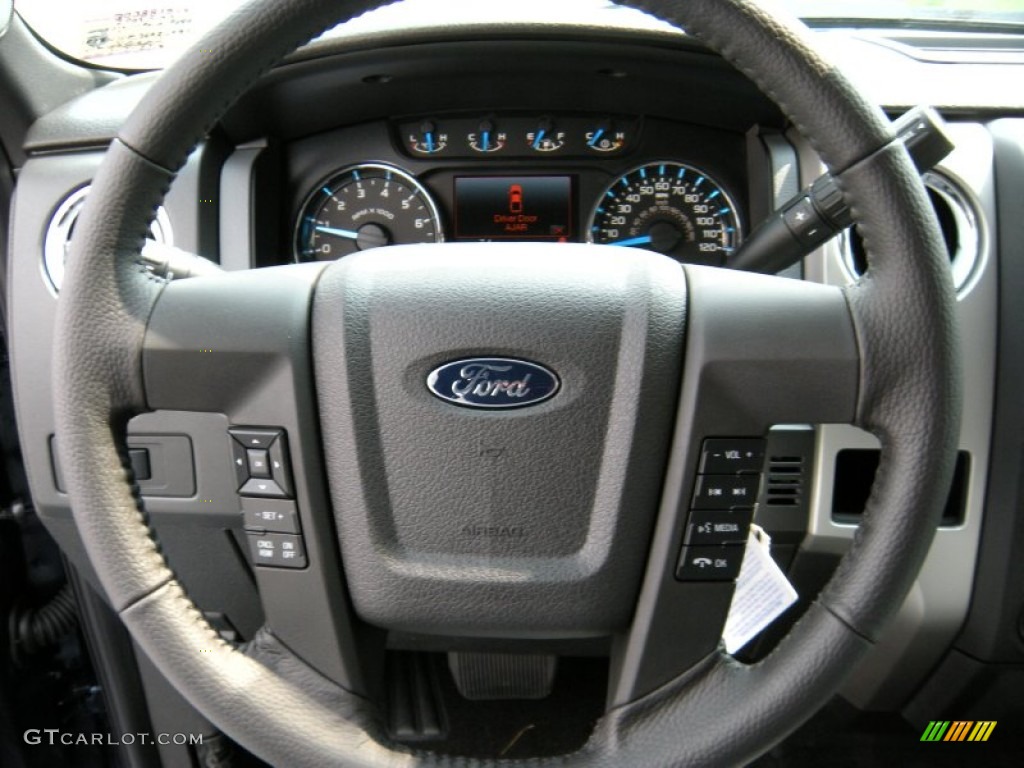 2014 F150 XLT SuperCrew - Blue Jeans / Steel Grey photo #31