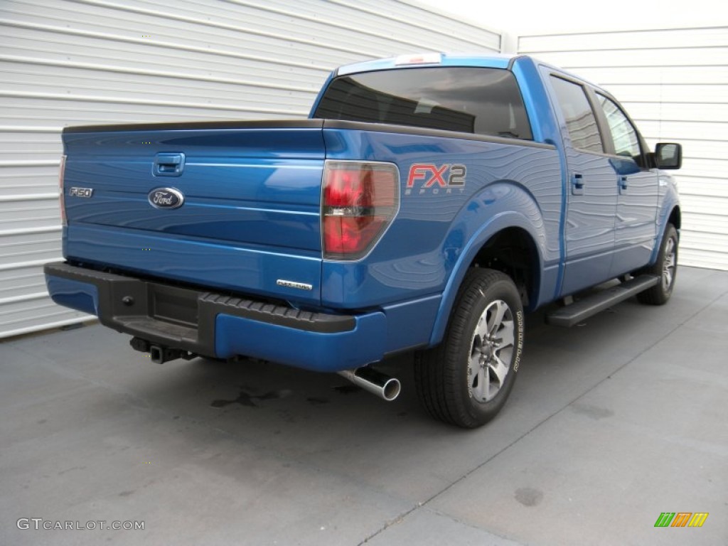 2014 F150 FX2 SuperCrew - Blue Flame / Black photo #4