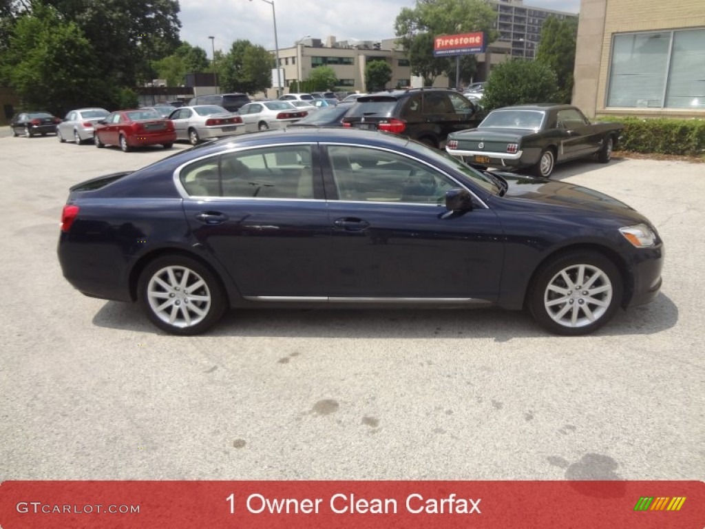 2006 GS 300 AWD - Blue Onyx Pearl / Cashmere photo #2