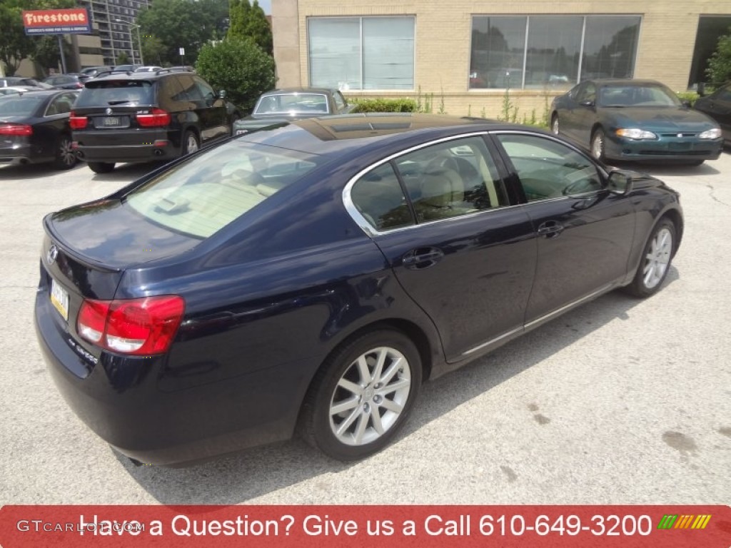 2006 GS 300 AWD - Blue Onyx Pearl / Cashmere photo #3