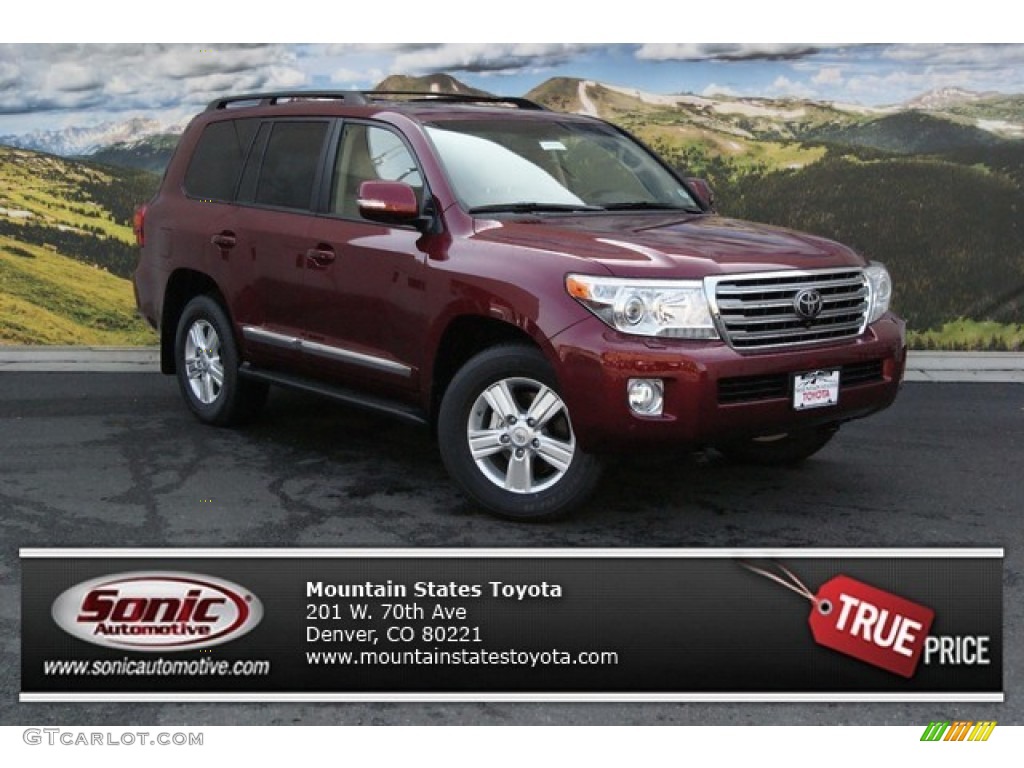 Salsa Red Pearl Toyota Land Cruiser