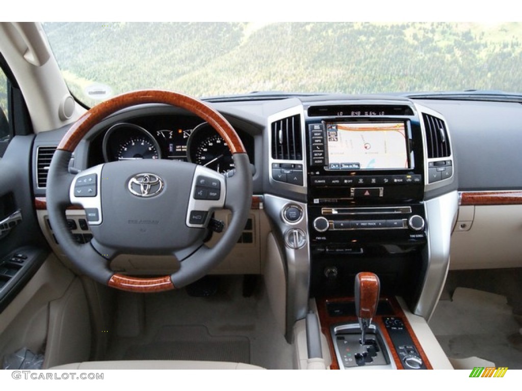 2014 Toyota Land Cruiser Standard Land Cruiser Model Sandstone Dashboard Photo #95625452