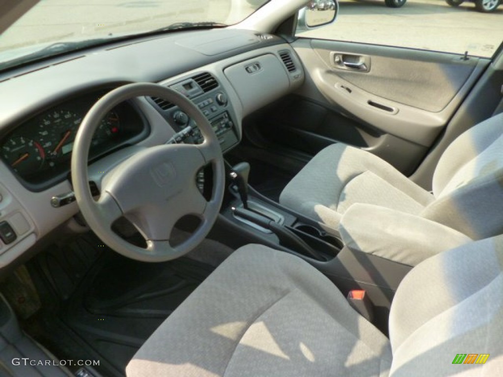 2002 Accord LX Sedan - Satin Silver Metallic / Quartz Gray photo #15