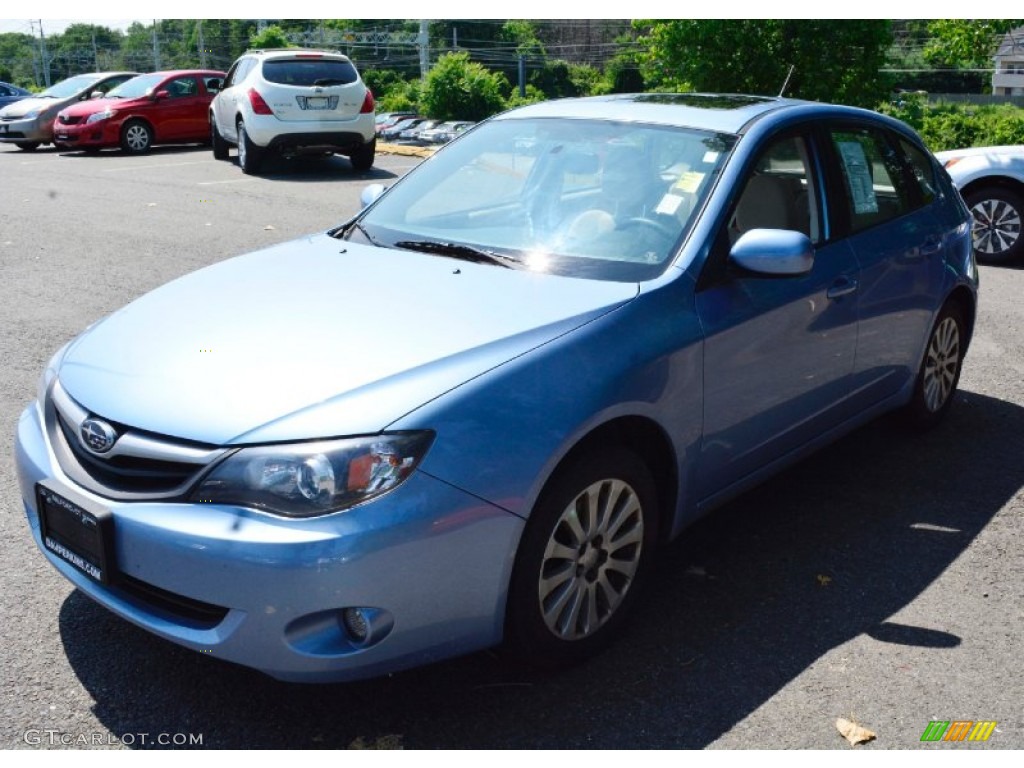 2011 Impreza 2.5i Premium Wagon - Sky Blue Pearl / Ivory photo #3