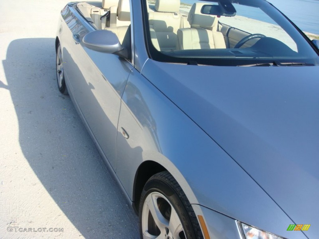 2009 3 Series 328i Convertible - Blue Water Metallic / Cream Beige Dakota Leather photo #9