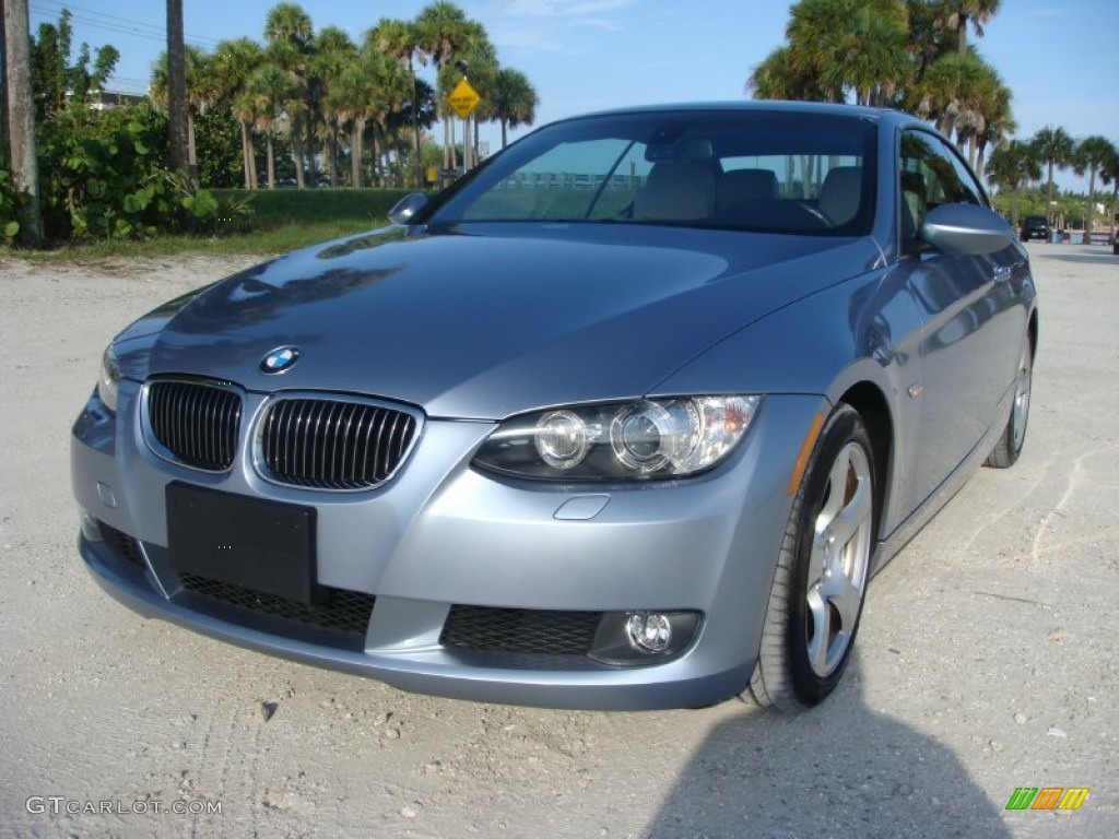 2009 3 Series 328i Convertible - Blue Water Metallic / Cream Beige Dakota Leather photo #29