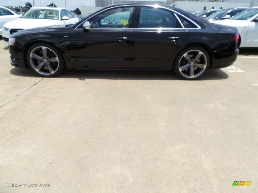 2015 S8 quattro S - Brilliant Black / Black Valcona photo #4