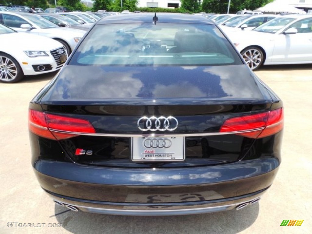 2015 S8 quattro S - Brilliant Black / Black Valcona photo #6