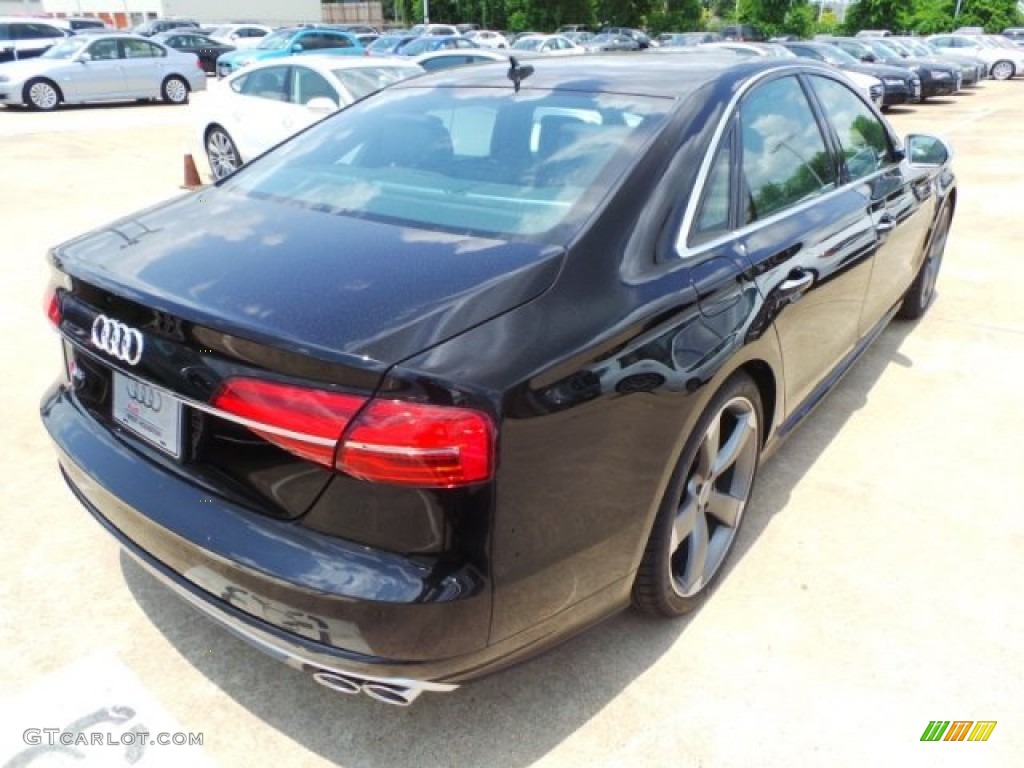 2015 S8 quattro S - Brilliant Black / Black Valcona photo #7