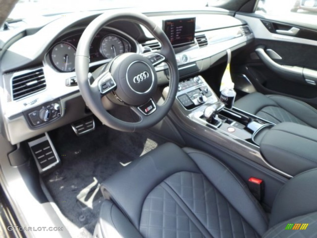 2015 S8 quattro S - Brilliant Black / Black Valcona photo #12