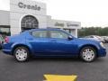 2014 Blue Streak Pearl Dodge Avenger SE  photo #8