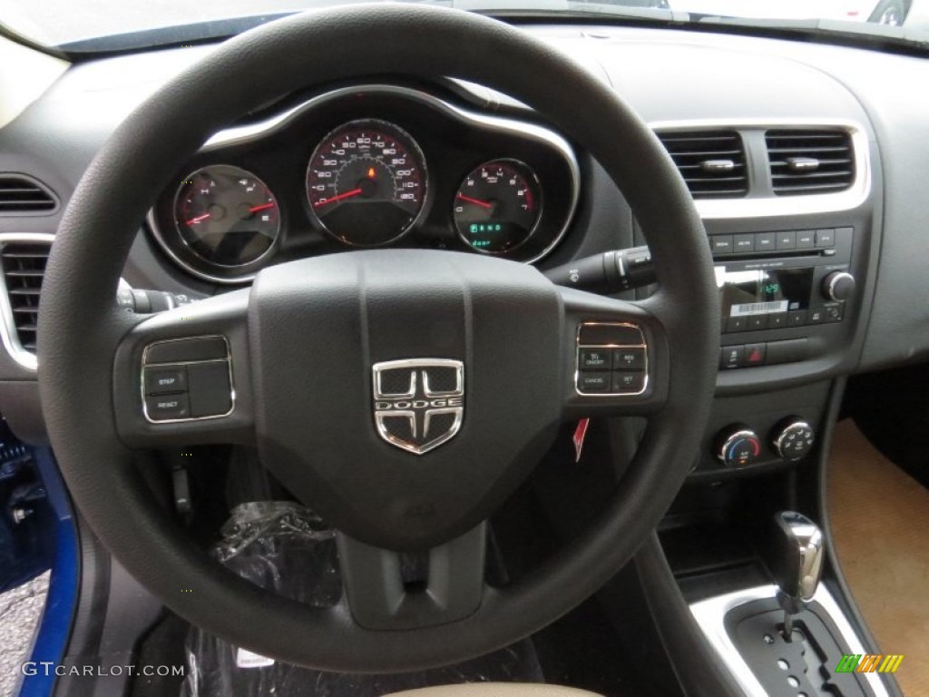 2014 Avenger SE - Blue Streak Pearl / Black/Light Frost Beige photo #10