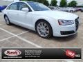 Glacier White Metallic 2015 Audi A8 L 3.0T quattro