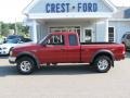 2000 Toreador Red Metallic Ford Ranger XLT SuperCab 4x4  photo #2