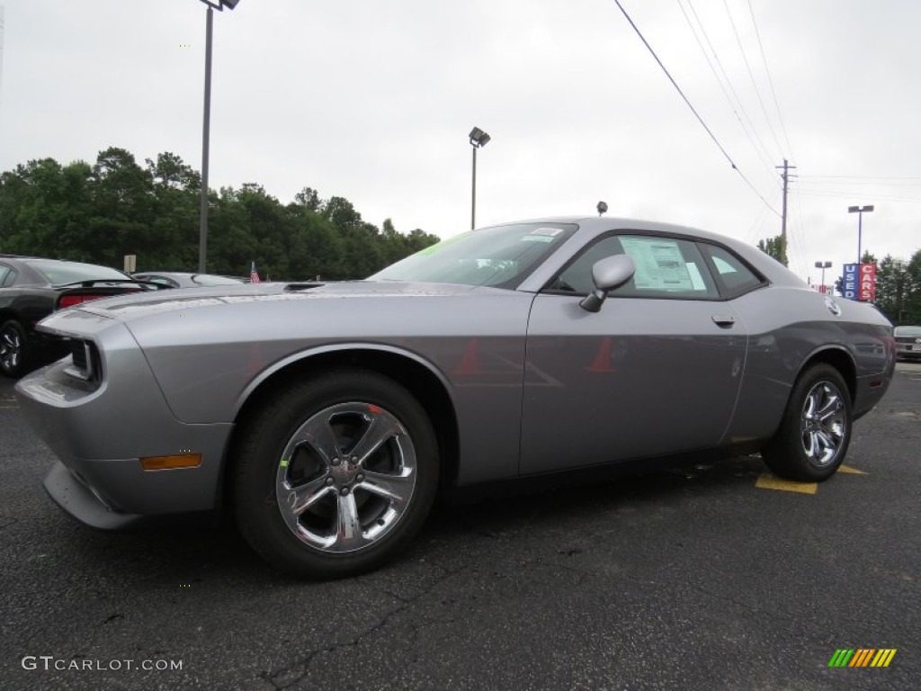 2014 Challenger SXT - Billet Silver Metallic / Dark Slate Gray photo #3