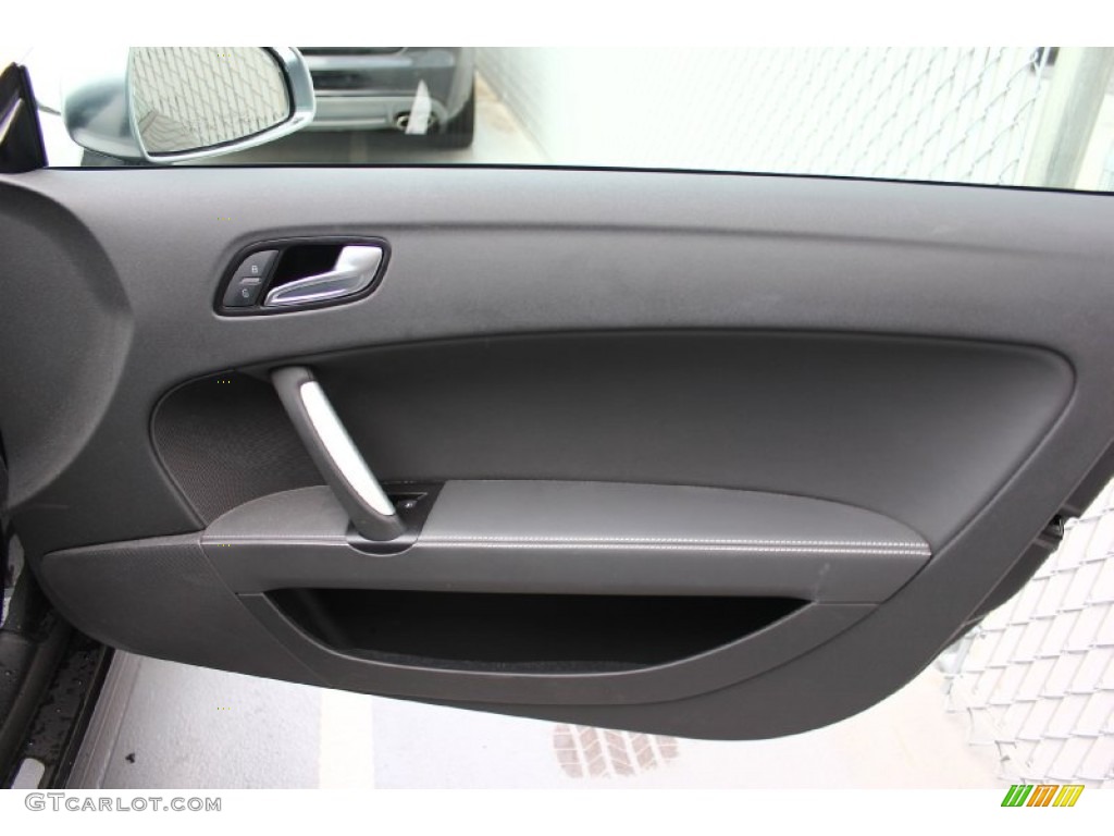 2013 Audi TT S 2.0T quattro Coupe Black Door Panel Photo #95639802