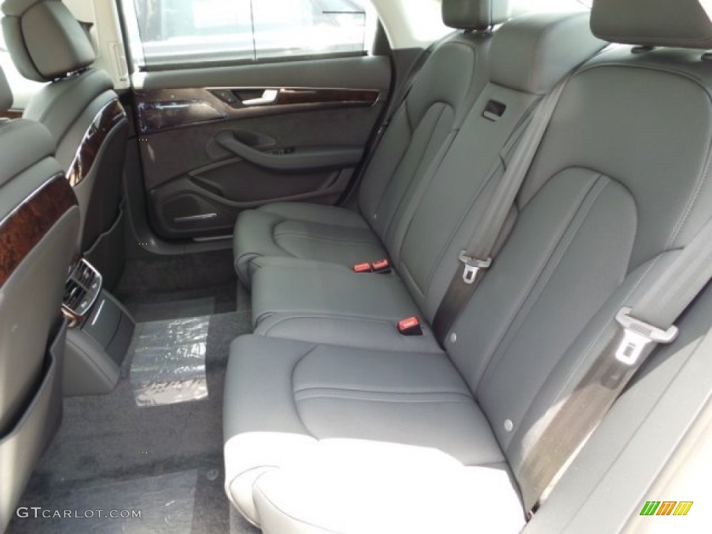 Black Interior 2015 Audi A8 L 3.0T quattro Photo #95639816