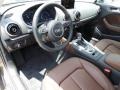 Chestnut Brown Interior Photo for 2015 Audi A3 #95640245