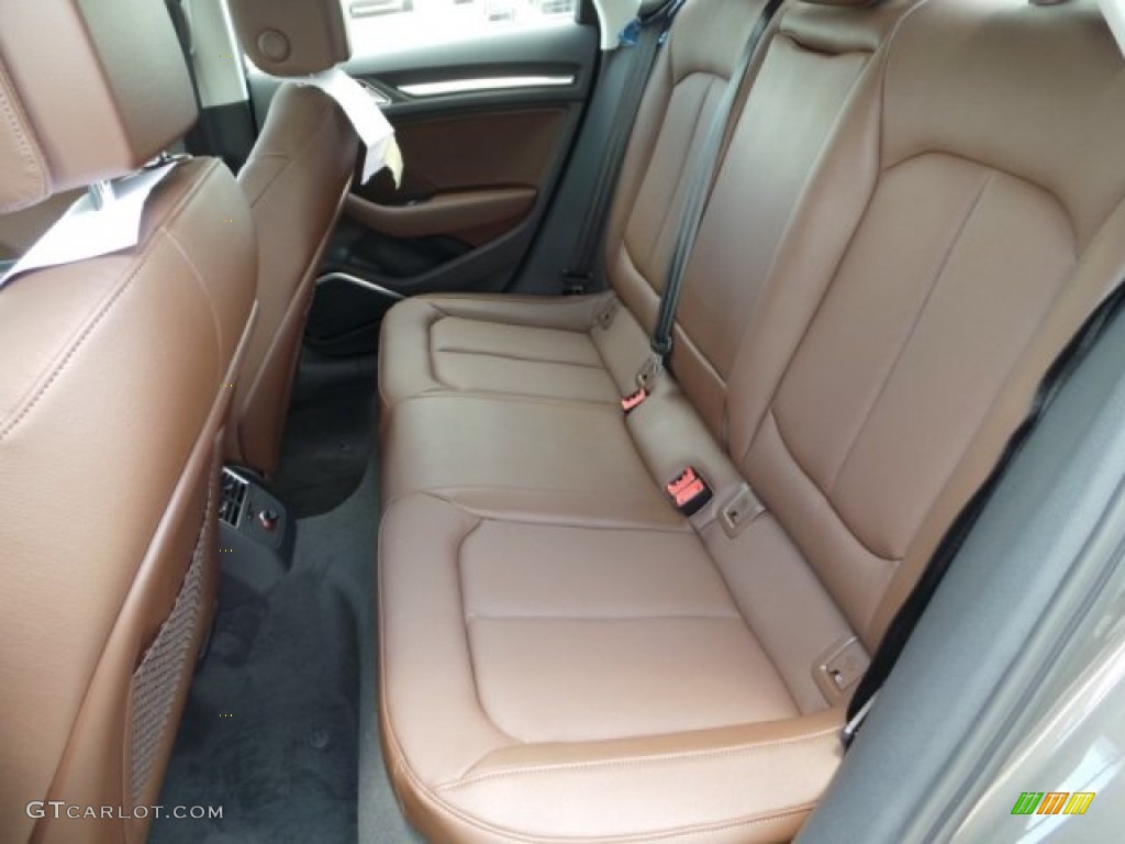 Chestnut Brown Interior 2015 Audi A3 1.8 Premium Plus Photo #95640530