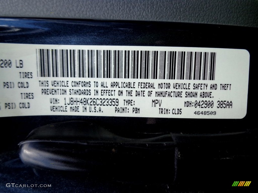 2006 Commander  - Steel Blue Metallic / Medium Slate Gray photo #82