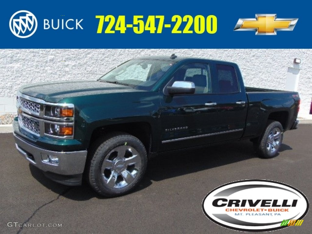 Rainforest Green Metallic Chevrolet Silverado 1500