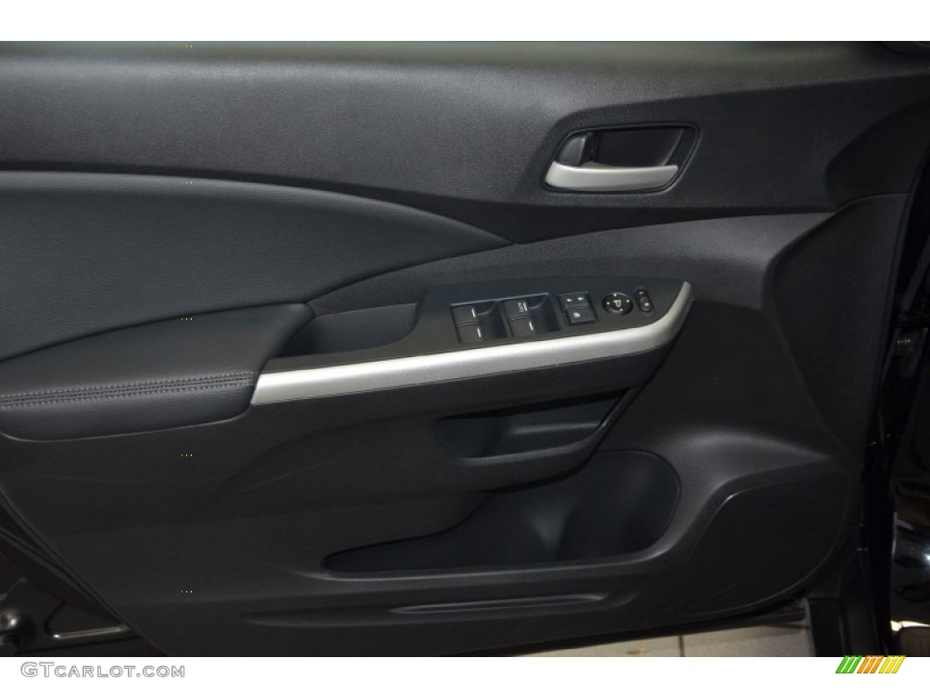 2014 CR-V EX-L - Crystal Black Pearl / Black photo #8