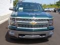 2014 Rainforest Green Metallic Chevrolet Silverado 1500 LTZ Double Cab 4x4  photo #5