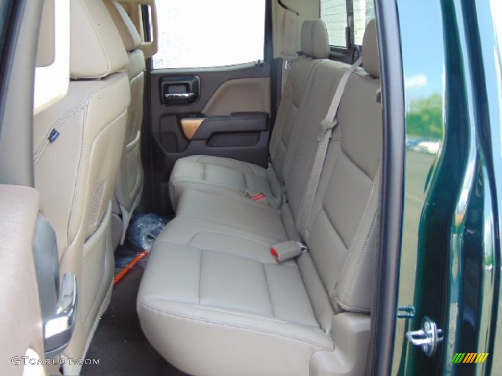 2014 Silverado 1500 LTZ Double Cab 4x4 - Rainforest Green Metallic / Cocoa/Dune photo #22