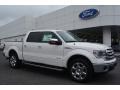 White Platinum 2014 Ford F150 Lariat SuperCrew