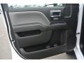 Jet Black/Dark Ash 2015 Chevrolet Silverado 2500HD WT Double Cab Utility Door Panel