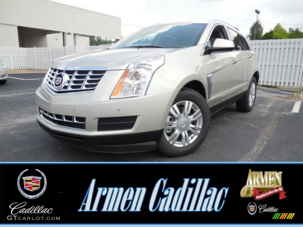2015 SRX Luxury - Silver Coast Metallic / Shale/Brownstone photo #1