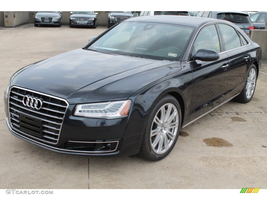 Moonlight Blue Metallic 2015 Audi A8 3.0T quattro Exterior Photo #95648326